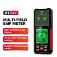 thumbnail image 1 of Medidor EMF HT627 | Detector de radiación de campo electromagnético portátil 3 en 1 para campos electromagnéticos de RF y magnéticos | Herramienta de inspección EMF para WiFi y oficina en casa, 1 of 6