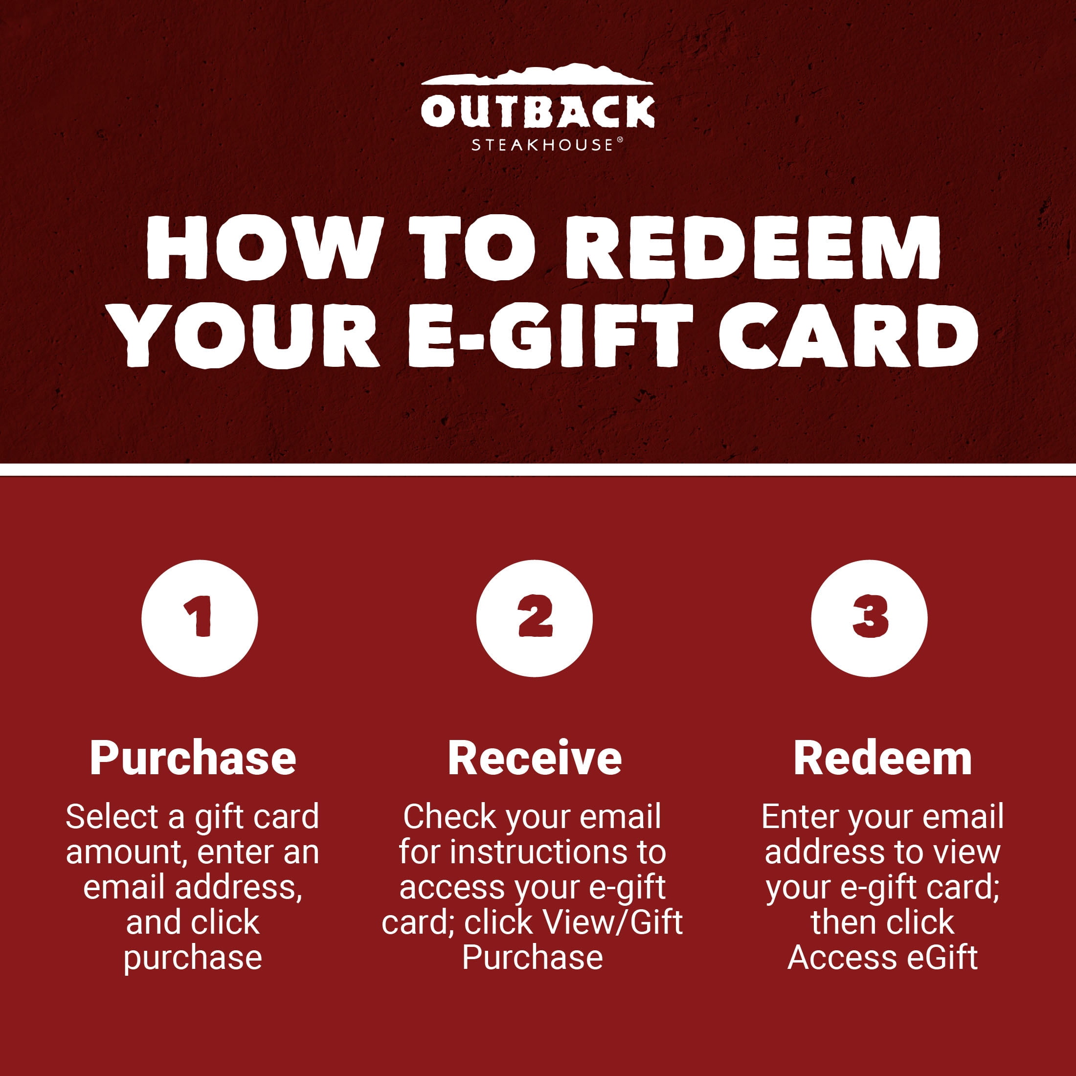 Outback Steakhouse $25 Birthday eGift Card [Email Delivery]