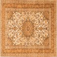 thumbnail image 1 of Ahgly Company Indoor Square Medallion Orange Traditional Area Rugs, 6' Square, 1 of 1