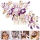 thumbnail image 5 of Peineta de perlas para boda, horquilla de flores para novia, pinza para el cabello con flores para novia, 5 of 7