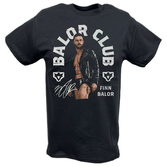 Finn Balor Club Signature Black T-shirt
