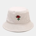 thumbnail image 2 of Beugl Bucket Hat, Unisex Adult Women Men Rose Print Sunscreen Going outs Flower Cap Bucket Hat Beach Hat, Sun Hats for Women Beige One size, 2 of 2