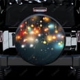 thumbnail image 1 of Twinkling String Lights Art Polyester Universal Spare Wheel Tire Cover Custom Tire-Covers for Trailer RV SUV Truck Camper, 1 of 5