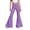 Purple, variant on XUANTAOO Girls School Uniform Pants Flare Leggings with Pockets Fashion Girls Back to School Clothes Pants for Girls 7-8 Years