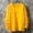 Yellow, variant on FRSASU Long Sleeve Shirts for Men Crew Neck Basic Cotton T-Shirts Loose Fit Lightweight Soft Casual Solid Pullover Yellow