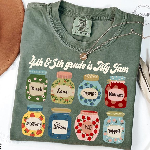 4th and 5th Grade Teacher Shirt, Grade 4th and 5th Teacher, Fourth and Fifth Grade Teacher Tee, Combo Class Tee, 4th and 5th Grade Is My Jam