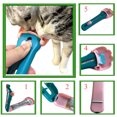 thumbnail image 4 of Plastic Cat Strip Squeezer Treats Scoop Button Pushed Snacks Feeder Pet Products, 4 of 9