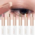 thumbnail image 2 of 1Pcs Professional 2 In 1 Double Color Gradient Velvet Eye Shadow Stick Lazy Makeup Waterproof Lasting Shimmer Metallic Eyeshadow, 2 of 5