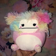 Squishmallows Caparinne The Bigfoot Pink Plush, 8 inches