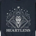 thumbnail image 3 of Disney Villains - Maleficent Heartless - Men's Crew Neck Fleece Pullover, 3 of 5