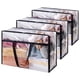 thumbnail image 1 of Bolsas de almacenamiento de ropa Lifewit, 60 L, plástico transparente, paquete de 3, 1 of 9