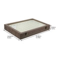 thumbnail image 2 of WRITWAA Organizador De Joyas Beige Con De Vidrio Para Collar Y En Casa, 2 of 6