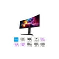 thumbnail image 2 of GIGABYTE - MO34WQC2 (US) - 34" QD-OLED Curved Gaming Monitor - WQHD 3440x1440 - Curved - 240 Hz - 0.03ms GTG - AMD FreeSync Premium Pro - Type C KVM - HDMI, DP, Type C - Height Adjustable - Black, 2 of 6