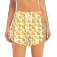 thumbnail image 2 of Lsque yellow rubber ducks Printed Women's Running Shorts with Liner Pockets,Elastic Quick Dry Workout Athletic Gym Yoga Shorts,Womens High Waist Shorts-X-Large, 2 of 7