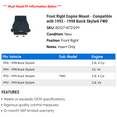 thumbnail image 2 of Front Right Engine Mount - Compatible with 1992 - 1998 Buick Skylark FWD 1993 1994 1995 1996 1997, 2 of 2