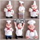 thumbnail image 2 of 6 imanes de refrigerador de chef 3D de resina con dibujos animados creativos de pan y chef, imán para refrigerador, cocina y hogar, 2 of 3