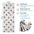 thumbnail image 2 of White Cow Head Pattern Hot Yoga Mat Towel Non Slip for Hot Yoga - Quick-Drying Yoga Mat Cover with 4 Corner Pockets with Travel Bag - Hot Yoga Towel Non Slip Grip Moisture Wicking Sweat 70"x26", 2 of 6