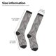 thumbnail image 2 of Balery Black White Stripes Calcetines novedosos Calcetines deportivos Calcetines hasta la rodilla Calcetines de algodón Calcetines originales y geniales, 2 of 6
