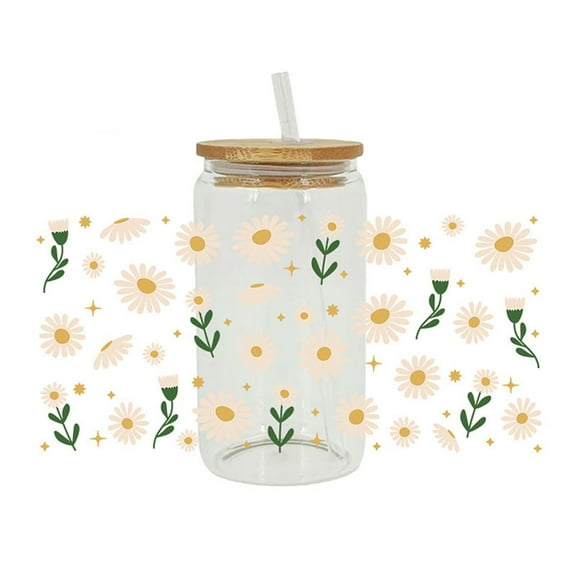 TERGAYEE Stickers DTF Cup Wrap Transfer Stickers,Fall Leaves Decorative Sticker for Cups , Mugs , Tumbler , Bottles , Dishes Ect