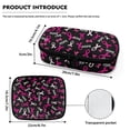thumbnail image 7 of Jiueut Breast Cancer Insulin Storage Bag Pink Ribbon Traveling Bag for Medicine Insulin Insulated Travel Pouch for Insulin Insulin Bags for Women Storage Bags with Zipper, 7 of 7