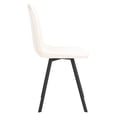 thumbnail image 4 of SAFAVIEH Ellery Dining Chair, Beige/Black, Set of 2 (20.1 in. W x 16.5 in. D x 34.6 in. H), 4 of 7