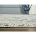 thumbnail image 7 of Abani Urbana 4'W x 6'D URB120A Traditional Distressed Ivory and Light Blue Rug, 7 of 7