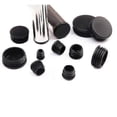thumbnail image 1 of 10pcs Pvc Round Pipe Plug Black 10-76mm Inner Hole Dust Cover Furniture Leg Plug Chair Blanking End Caps Protector Hardware A, 1 of 5
