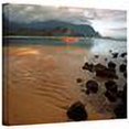 thumbnail image 2 of Kathy Yates "Hanalei Bay At Dawn" Canvas Art, 2 of 3