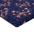 thumbnail image 4 of Ambesonne Magnolia Pattern Fitted Sheet, Art Dreamy Flowers, Queen Size, Quartz Pastel Pink, 4 of 5