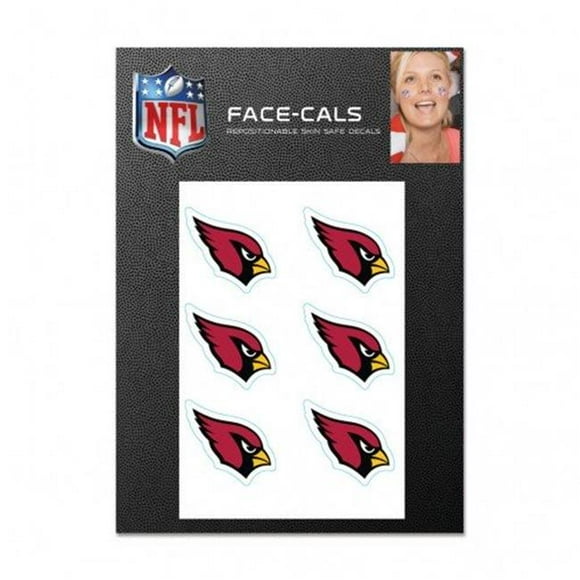Wincraft 1493476162 NFL Arizona Cardinals Tattoos Face Cals