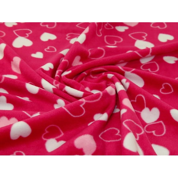 Minerva Polar Fleece Fabric Pink - per yard