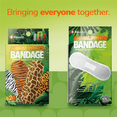 thumbnail image 4 of BioSwiss Bandages, Animal Prints Self Adhesive Bandage, Leopard, Zebra, Giraffe, and Tiger Print Designs, Latex Free Sterile Wound Care, Standard Shape for Kids and Adults, 24 Count, 4 of 8