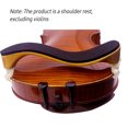 thumbnail image 2 of Resto del hombro Reposabrazos para violín Piezas de violín de madera de arce para violín 3/4 y 4/4 con patas ajustables en altura Irfora Resto del hombro, 2 of 7