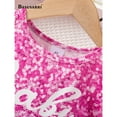 thumbnail image 5 of Gorgeous Pink Sequin Kids Dress Party and gathering outfit, 5 of 8