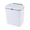 thumbnail image 3 of jifeng Hanging Trash Bin with Inner Bucket Garbage Can Kitchen Waste Basket Stylish White, 3 of 9