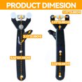 thumbnail image 4 of Left Bottom Guide Hinge Roller for VW Caddy 03-13 Sliding Door Roller 2K0843397, 4 of 5