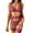 Purple, variant on Sexy Sheer Mesh Pajamas Lingerie Set High Waist Sleepwear Bra And Panty Two Piece Nightwear Push up Lingerie for Women Padded Lace up Bodysuit Romper Sexy Lingerie for plus Size Women plus Size Sexy