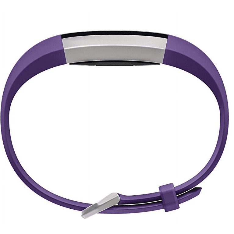 Replacement Silicone Band For Fitbit Ace Kids 8+ - Dark Purple Sport Strap With Metal Buckle