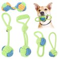 thumbnail image 3 of Pet Chew Toy Dog Rope Ball Interactive Cotton Rope Dog Ball Toy Teeth Cleaning Toy for Small Medium Dog Juguetes Para Perro S1, 3 of 6