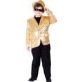 thumbnail image 2 of Dress Up America Blazer à Sequins Argenté - Taille m (8-10), 2 of 5