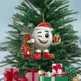 thumbnail image 4 of Cute Golf Ball & Bag Christmas Tree Pendant - Golf Themed Holiday Hanging Ornament, Festive Tree Decor Accessory for Golf Lovers, Lightweight Cute Golf Decor for Christmas Tree, 3.1in, A, 4 of 5