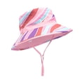 thumbnail image 6 of OGLCCG Toddler Bucket Sun Hat UPF 50+ Sun Protection Baby Bucket Hat Summer Beach Hats with Wide Brim for Boys Girls 1-8 Years, 6 of 7