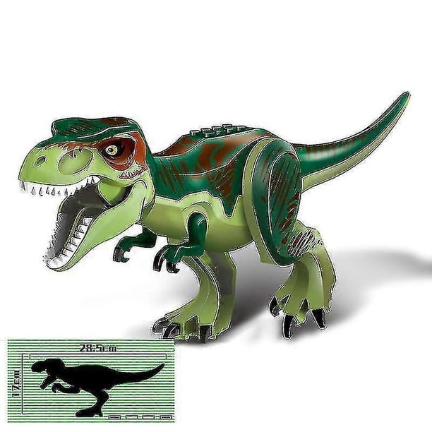 1 st Jurassic Dinosaurie Byggklossar Stor Storlek T-rex Quetzalcoatlus Baryonyx Actionfigurer Barnleksaker Present