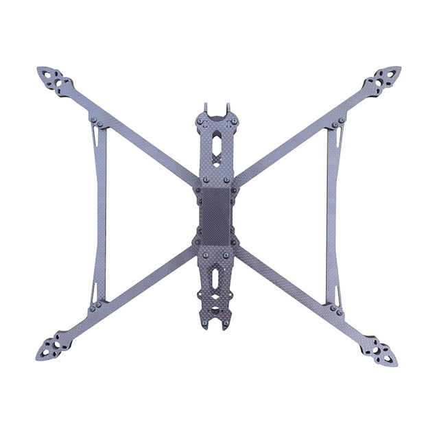 Inteprter Marco de fibra de carbono para drones, la mejor elección para entusiastas de FPV, fácil de instalar, marco de fibra de carbono de Accesorios para drones aéreos 9 pulgadas