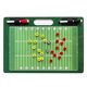 thumbnail image 1 of Magnetic Dry Erase Board S Incluye 2 Marcadores Tablero PVC para Entrenadores Blancos, 1 of 9
