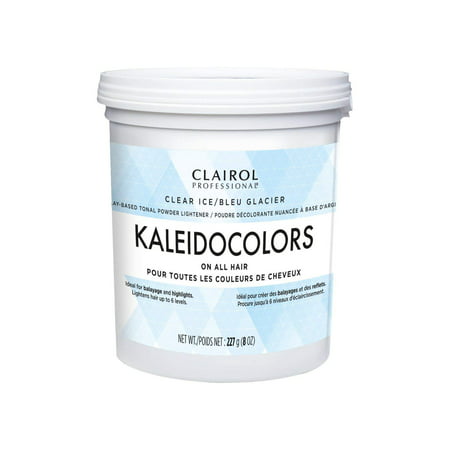 Professional Kaleidocolors Clear Ice Powder Lightener Tub, Ideal for balayage and highlights By