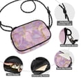 thumbnail image 3 of FORMRS Mini Crossbody Bag for Women Adjustable Rope Shoulder Casual Phone Purse, Pastel Pink Marble Pattern, 3 of 7