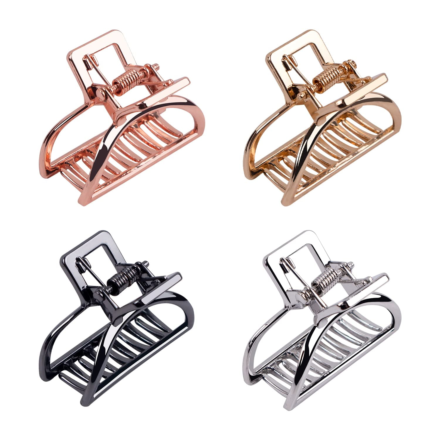 Small Hair Clips Metal Hair Claw Clips for Women Girls, 2 Inch Medium