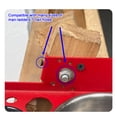 thumbnail image 3 of Herringbone Ladder Tool Organizing Rack Multifunctional Hand Tool Storage Rack Multi-tools Gathering Shelf for Home Renovation Construction Scenarios, 3 of 7