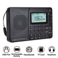 thumbnail image 1 of Radio De Banda Completa Bluetooth Fm Am Sw Radios De Bolsillo Portátiles Mp3 Digital Rec Recorder Soporte Micro Sd Tf Card Sleep Timer Radio Serendint EL011594-00, 1 of 5
